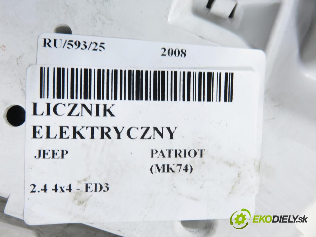 JEEP PATRIOT (MK74) SUV 2008 125,00 2.4 4x4 - 170 DOHC 16V Dual VVT (ED3) 2360,00 Prístrojovka elektrický 05172338AB