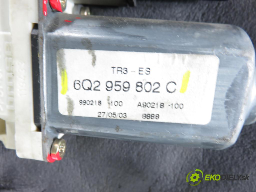 SEAT IBIZA III (6L1) HB 2003 96,00 1.9 TDI PD 130 - ASZ 1896,00 Mechanizmus okien 3D 6Q2959802C