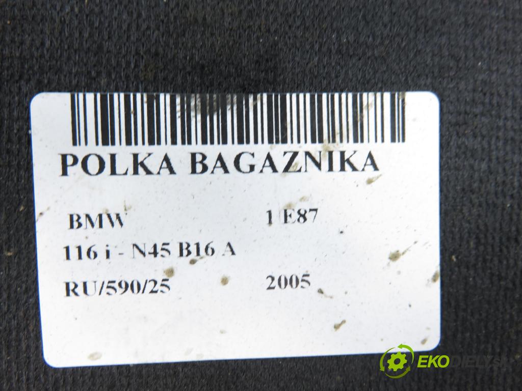 BMW 1 (E87) HB 2005 85,00 116 i - N45 B16 A 1596,00 POLKA: kufor 