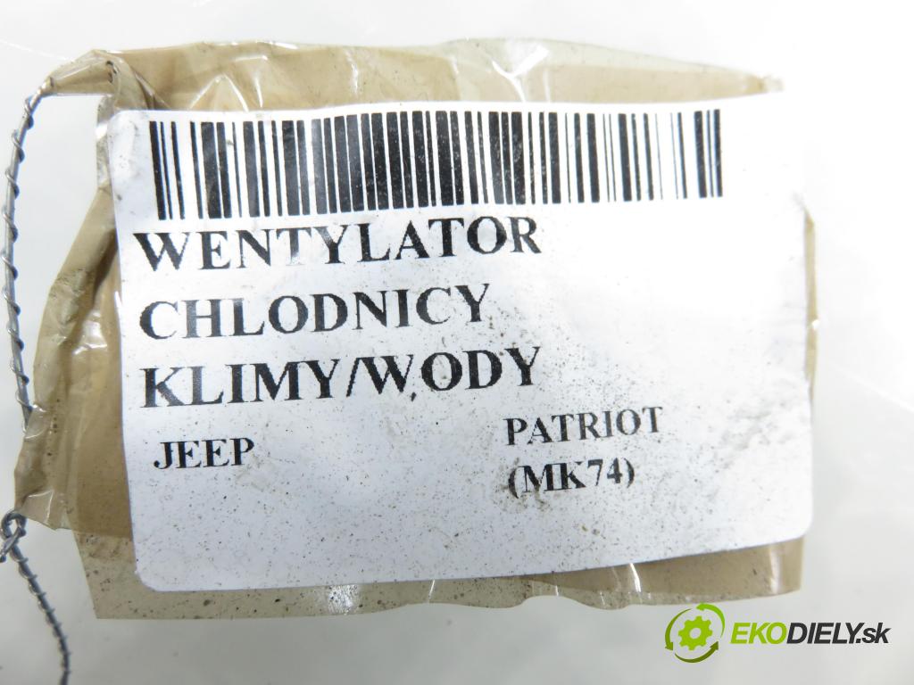 JEEP PATRIOT (MK74) SUV 2008 125,00 2.4 4x4 - 170 DOHC 16V Dual VVT (ED3) 2360,00 Ventilátor chladič klíma/voda 1115107VE