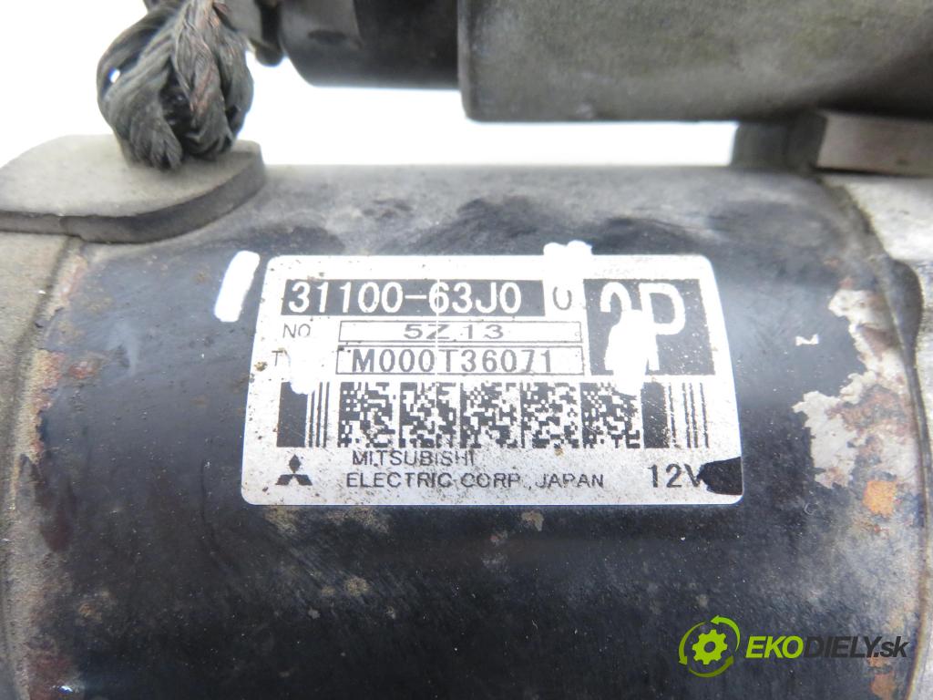 SUZUKI SWIFT III (MZ, EZ) HB 2007 68,00 1.3 4x4 (RS 413) - M13A 1328,00 startér 3110063J0 ; M000T36071 (Startér)