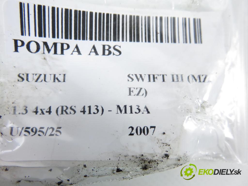 SUZUKI SWIFT III (MZ, EZ) HB 2007 68,00 1.3 4x4 (RS 413) - M13A 1328,00 Pumpa ABS 0621023874 ; 06210905673 (Pumpa ABS)
