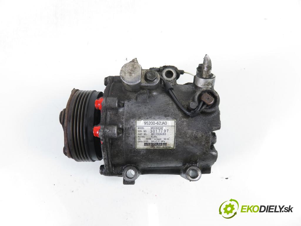 SUZUKI SWIFT III (MZ, EZ) HB 2007 68,00 1.3 4x4 (RS 413) - M13A 1328,00 KOMPRESOR: klimatizace 9520062JA0 ; MSC60CAS (Kompresor klimatizace)