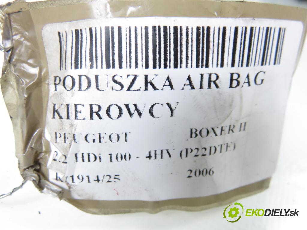 PEUGEOT BOXER Skrzynia FURGON 2006 74,00 2.2 HDi 100 - 4HV (P22DTE) 2198,00 AirBag air BAG volantu 07854211480