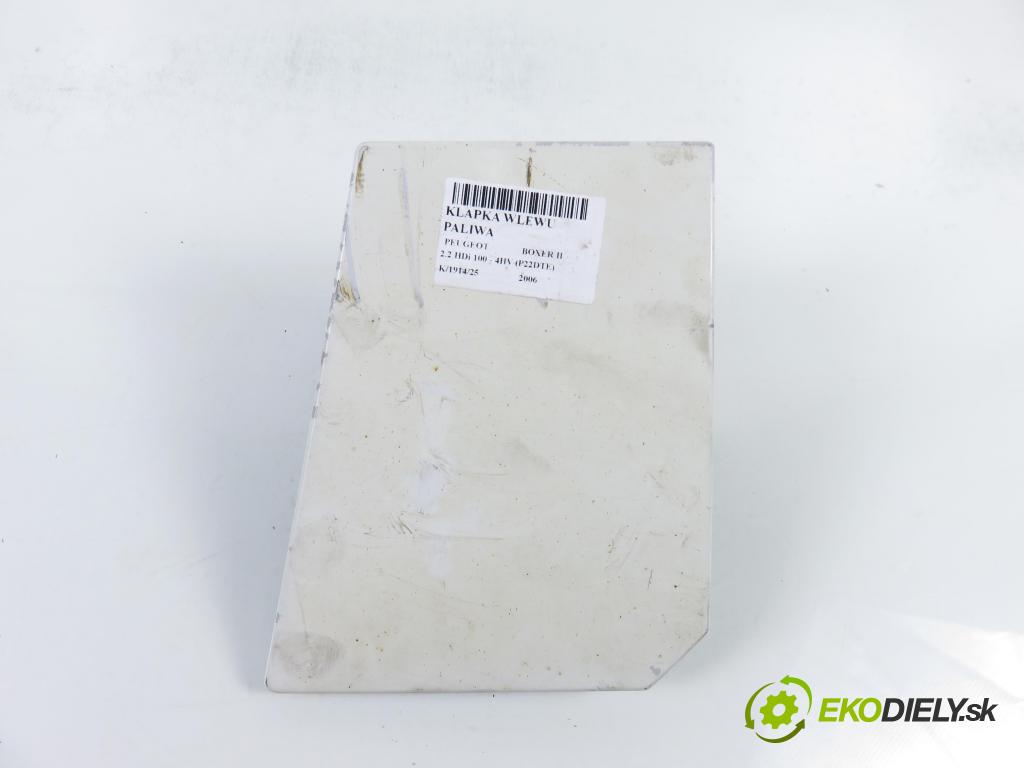PEUGEOT BOXER Skrzynia FURGON 2006 74,00 2.2 HDi 100 - 4HV (P22DTE) 2198,00 Dvierka nádrže paliva  (Kľučka dverí ostatné)