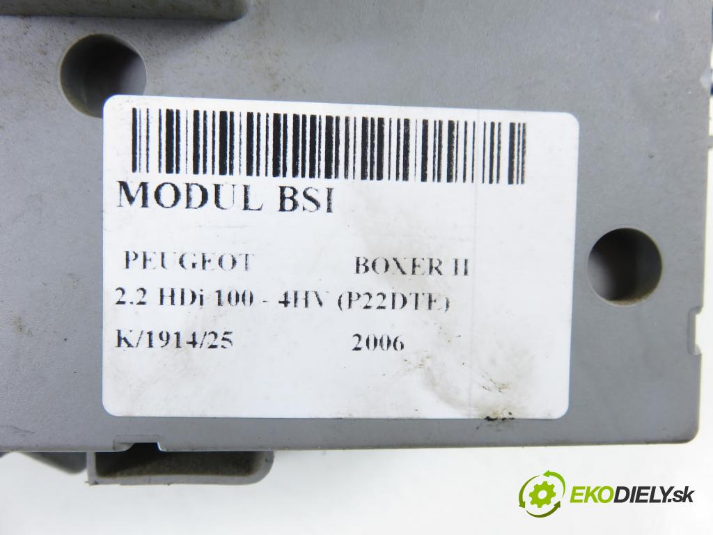 PEUGEOT BOXER Skrzynia FURGON 2006 74,00 2.2 HDi 100 - 4HV (P22DTE) 2198,00 MODUL BSI 1349986080 ; 503440020204 ; 1349511080