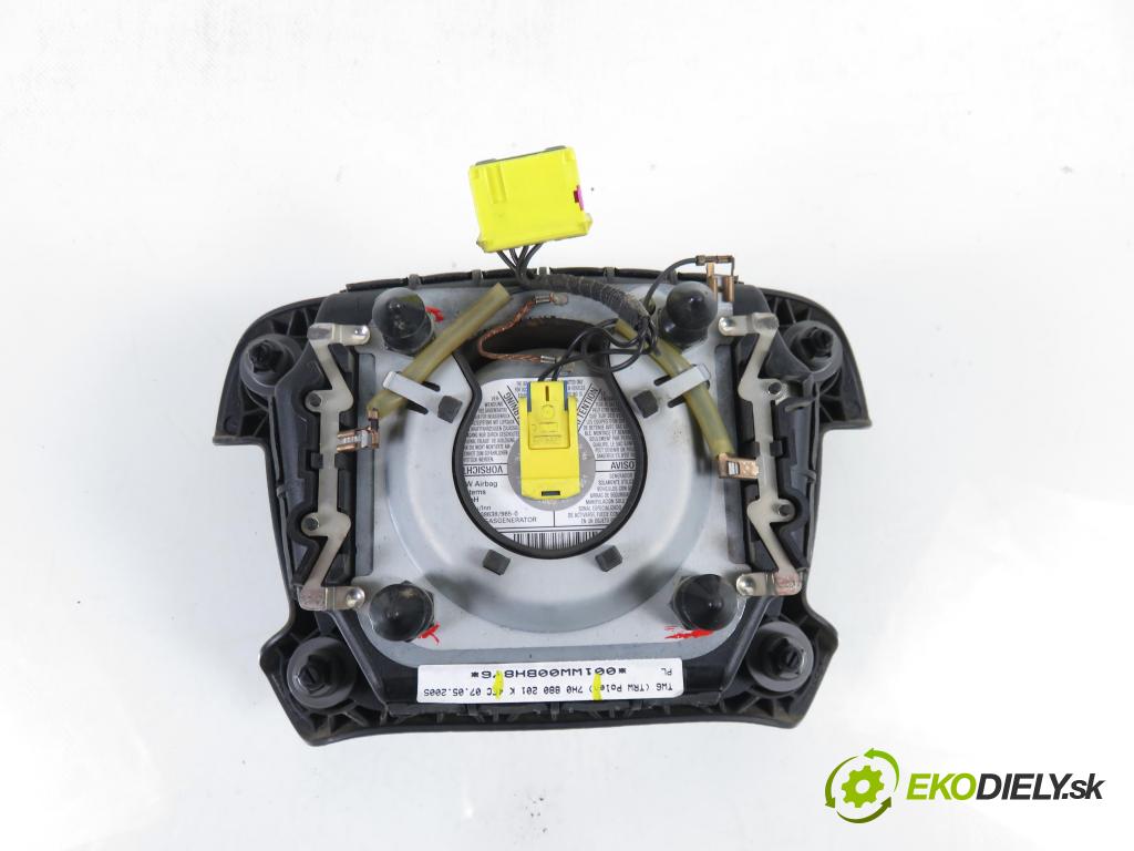 VW TRANSPORTER V Skrzynia (7HA, 7HH, 7EA, 7EH) FURGON 2006 96,00 2.5 TDI - AXD 2461,00 AirBag air BAG volantu 7H0880201K