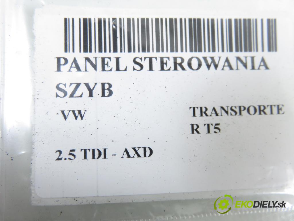 VW TRANSPORTER V Skrzynia (7HA, 7HH, 7EA, 7EH) FURGON 2006 96,00 2.5 TDI - AXD 2461,00 Panel ovládania okien 7H5959539C ; 7E0959855A ; 7E1959565E