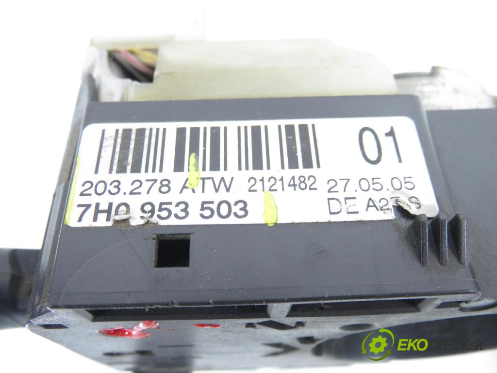 VW TRANSPORTER V Skrzynia (7HA, 7HH, 7EA, 7EH) FURGON 2006 96,00 2.5 TDI - AXD 2461,00 páčka/prepínač 7H0953503 ; 203278