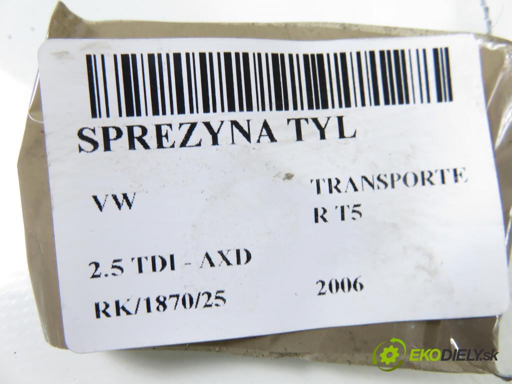 VW TRANSPORTER V Skrzynia (7HA, 7HH, 7EA, 7EH) FURGON 2006 96,00 2.5 TDI - AXD 2461,00 Pružina zadné