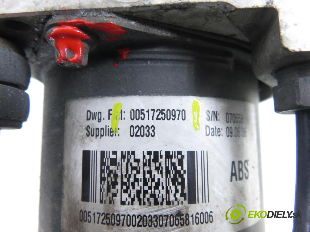 PEUGEOT BOXER Skrzynia FURGON 2006 74,00 2.2 HDi 100 - 4HV (P22DTE) 2198,00 Pumpa ABS 0265800461 ; 00517250970 (Pumpa ABS)