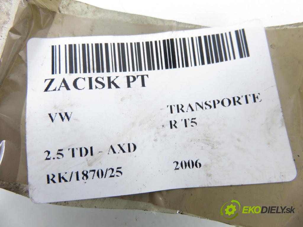 VW TRANSPORTER V Skrzynia (7HA, 7HH, 7EA, 7EH) FURGON 2006 96,00 2.5 TDI - AXD 2461,00 Brzdič strmeň pravé zadné