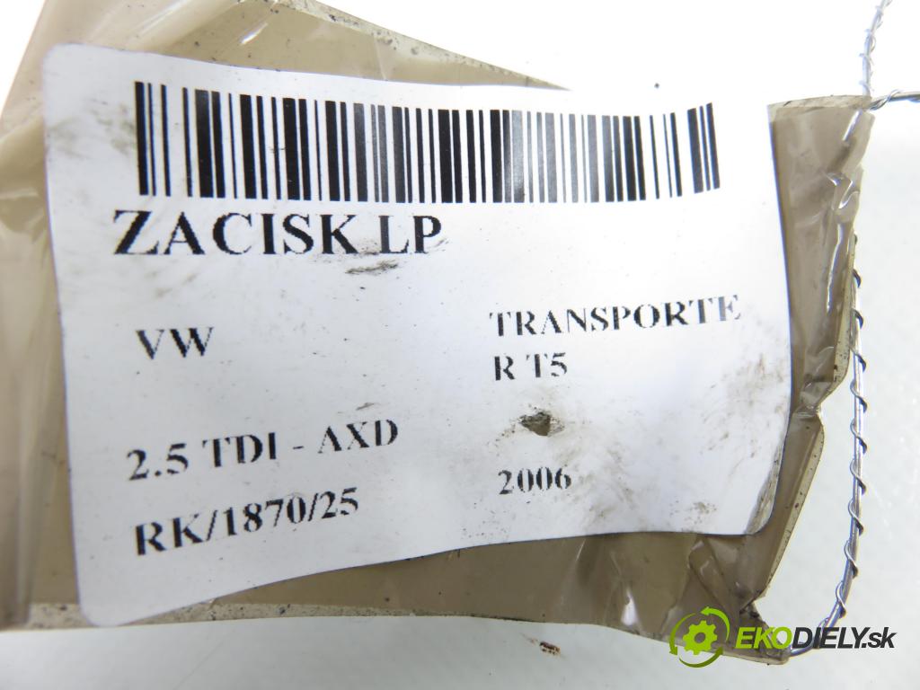 VW TRANSPORTER V Skrzynia (7HA, 7HH, 7EA, 7EH) FURGON 2006 96,00 2.5 TDI - AXD 2461,00 Brzdič strmeň LP 7E0105A