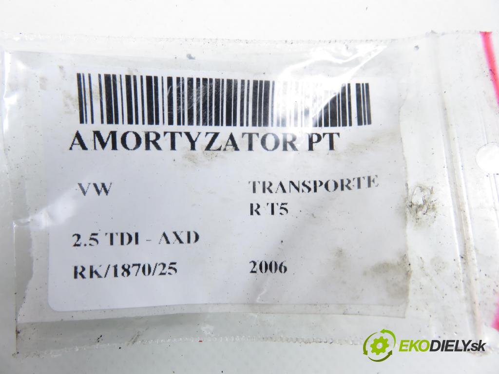 VW TRANSPORTER V Skrzynia (7HA, 7HH, 7EA, 7EH) FURGON 2006 96,00 2.5 TDI - AXD 2461,00 Tlmič pravé zadné 313031
