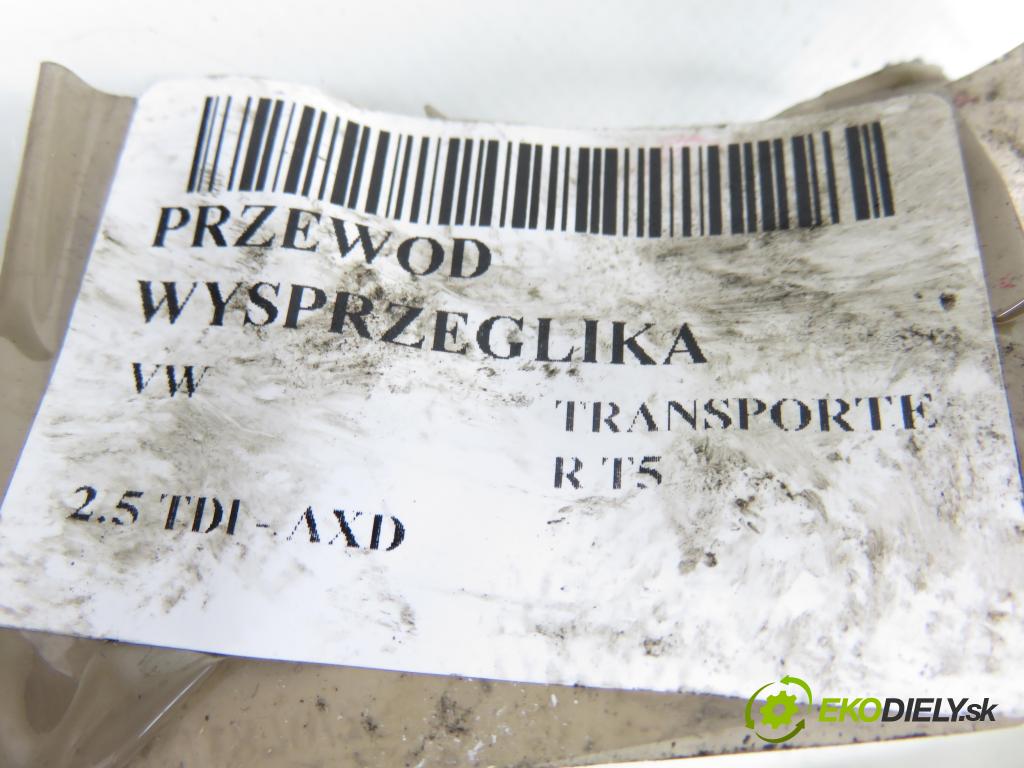 VW TRANSPORTER V Skrzynia (7HA, 7HH, 7EA, 7EH) FURGON 2006 96,00 2.5 TDI - AXD 2461,00 rúrka vypínacieho ložiska 7H1721480D