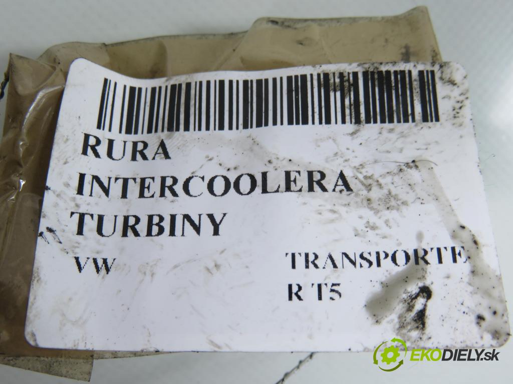 VW TRANSPORTER V Skrzynia (7HA, 7HH, 7EA, 7EH) FURGON 2006 96,00 2.5 TDI - AXD 2461,00 Rúra intercoolera turba 7H0145955