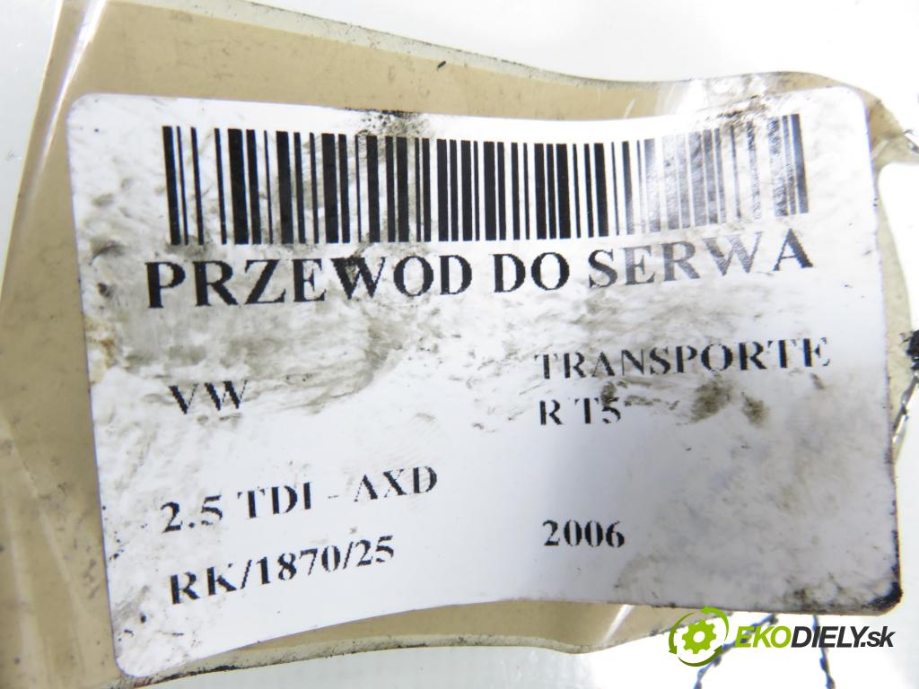 VW TRANSPORTER V Skrzynia (7HA, 7HH, 7EA, 7EH) FURGON 2006 96,00 2.5 TDI - AXD 2461,00 rúrka do serva 7H1611931N