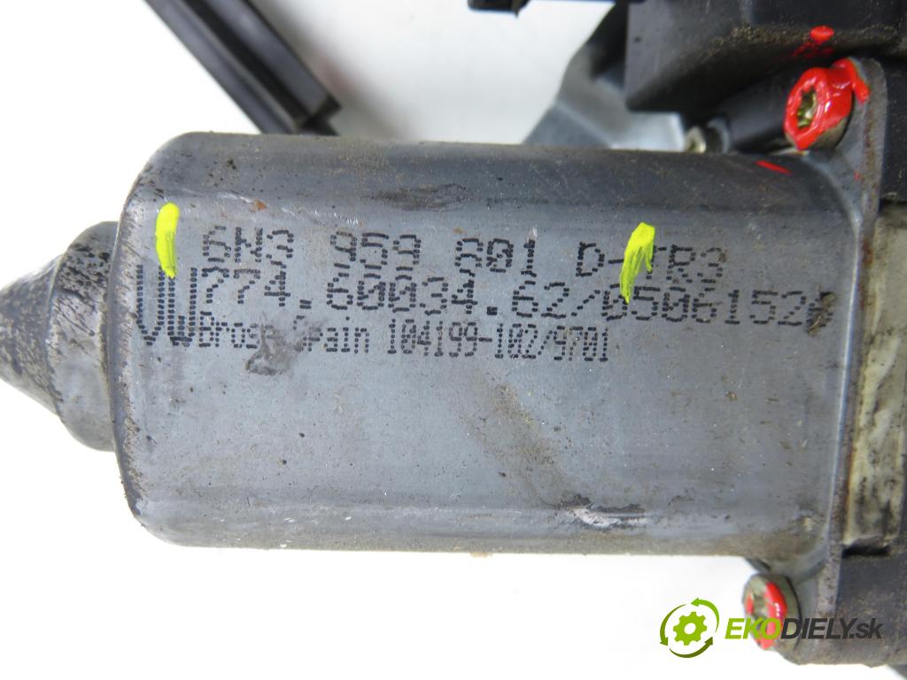 VW POLO (6N2) HB 2001 55,00 1.4 TDI - AMF 1422,00 Mechanizmus okien 6N3959801D ; 6N4837401K