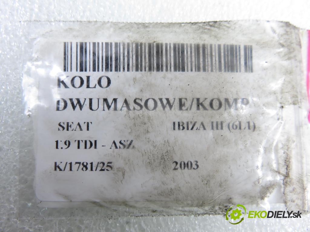 SEAT IBIZA III (6L1) HB 2003 96,00 1.9 TDI PD 130 - ASZ 1896,00 Koleso dvojvrstvové 124032110 ; 324030210 ; 415065410
