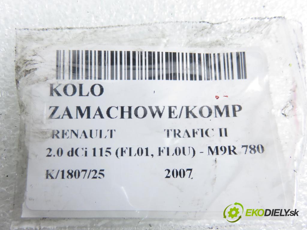 RENAULT TRAFIC II Skrzynia (FL) FURGON 2007 84,00 2.0 dCi 115 - M9R 780 1995,00 Koleso zotrvačník 3082654619 ; 1878654803 ; 8200474648D
