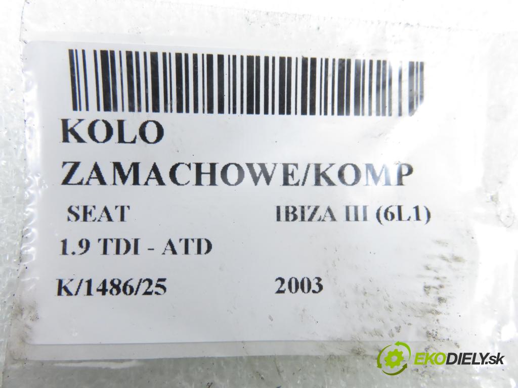 SEAT IBIZA III (6L1) HB 2003 74,00 1.9 TDI - ATD 1896,00 Koleso zotrvačník 045141025A ; 0381410323 ; 037105273C