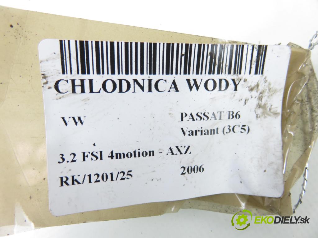 VW PASSAT B6 Variant (3C5) KOMBI 2006 184,00 3.2 FSI 4motion - AXZ 3168,00 chladič vody 1K0121253K