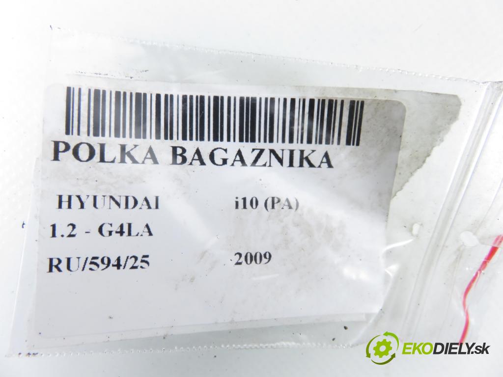 HYUNDAI i10 (PA) HB 2009 57,00 1.2 16V - G4LA 1248,00 POLKA: kufor