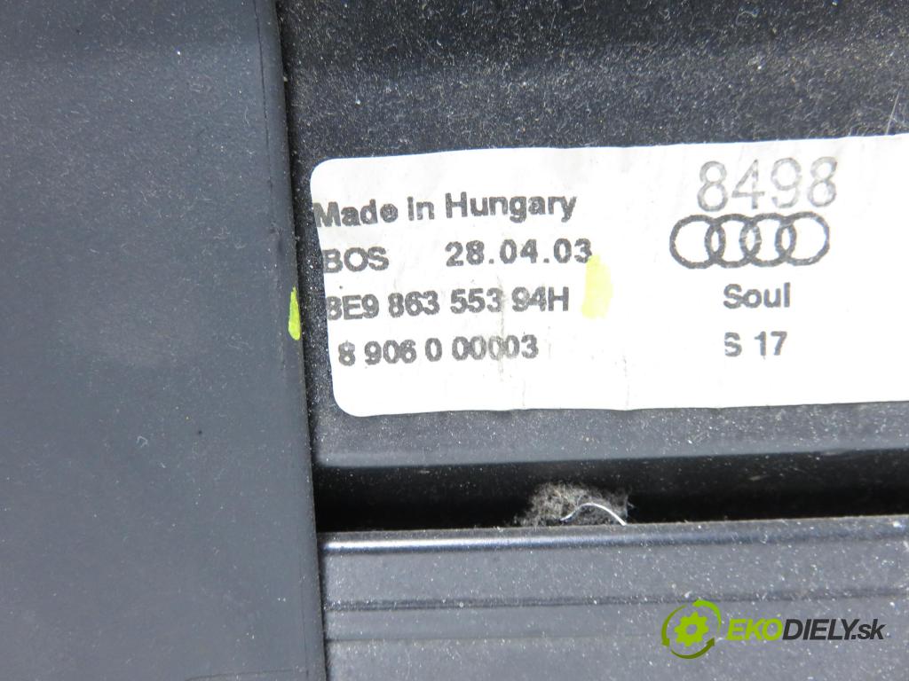 AUDI A4 Avant (8E5, B6) KOMBI 2003 96,00 1.9 TDI PD 130 - AVF 1896,00 Roleta kufor 8E986355394H