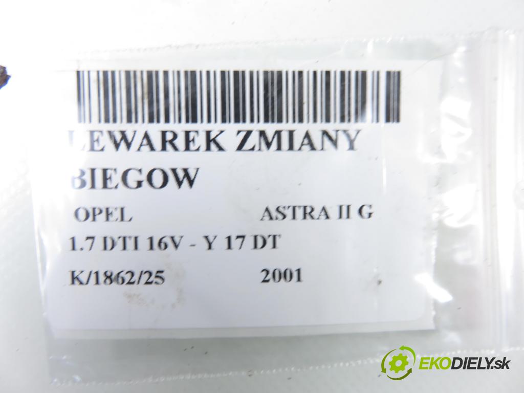 OPEL ASTRA G sedan (T98) HB 2001 55,00 1.7 DTI 16V - Y 17 DT 1686,00 ZVEDÁK: 90523924