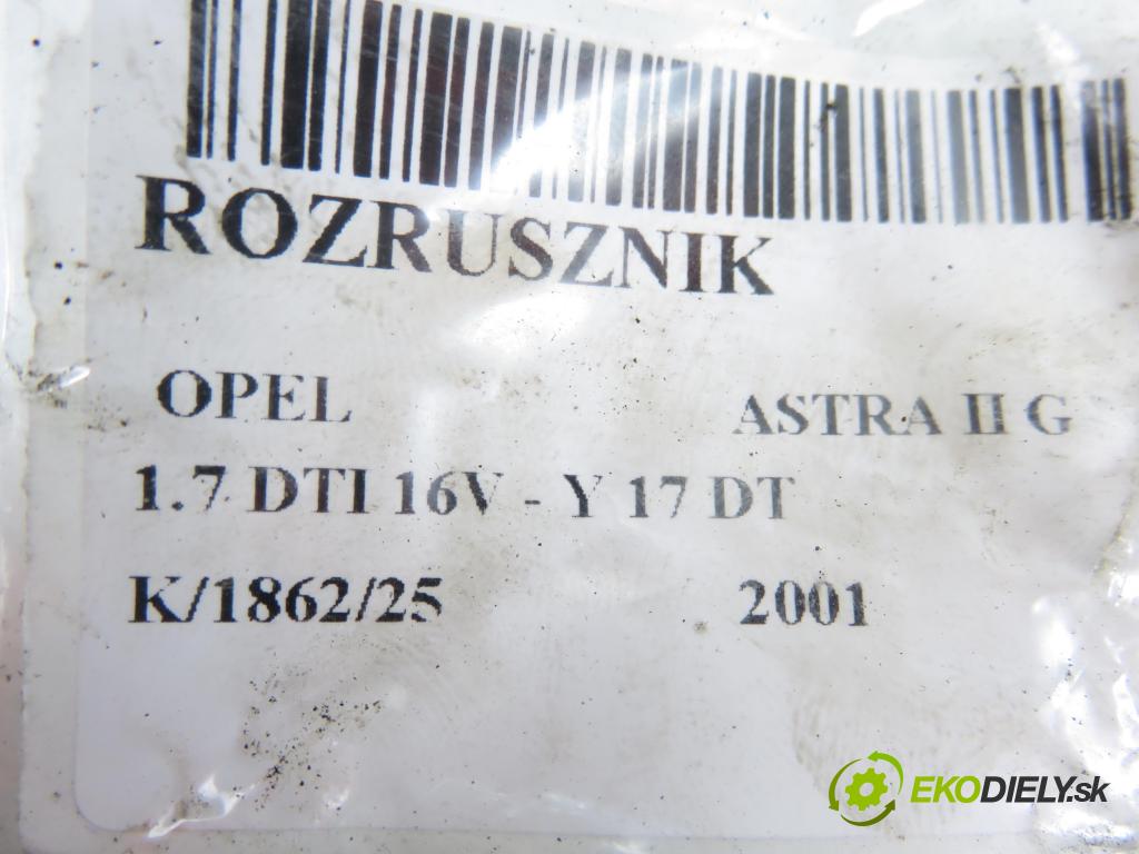 OPEL ASTRA G sedan (T98) HB 2001 55,00 1.7 DTI 16V - Y 17 DT 1686,00 Štartér S2001 (Štartér)