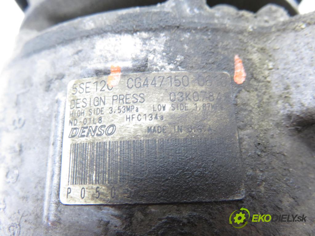 JEEP PATRIOT (MK74) SUV 2008 125,00 2.4 4x4 - 170 DOHC 16V Dual VVT (ED3) 2360,00 KOMPRESOR: klimatizace CG4471500610 (Kompresor klimatizace)