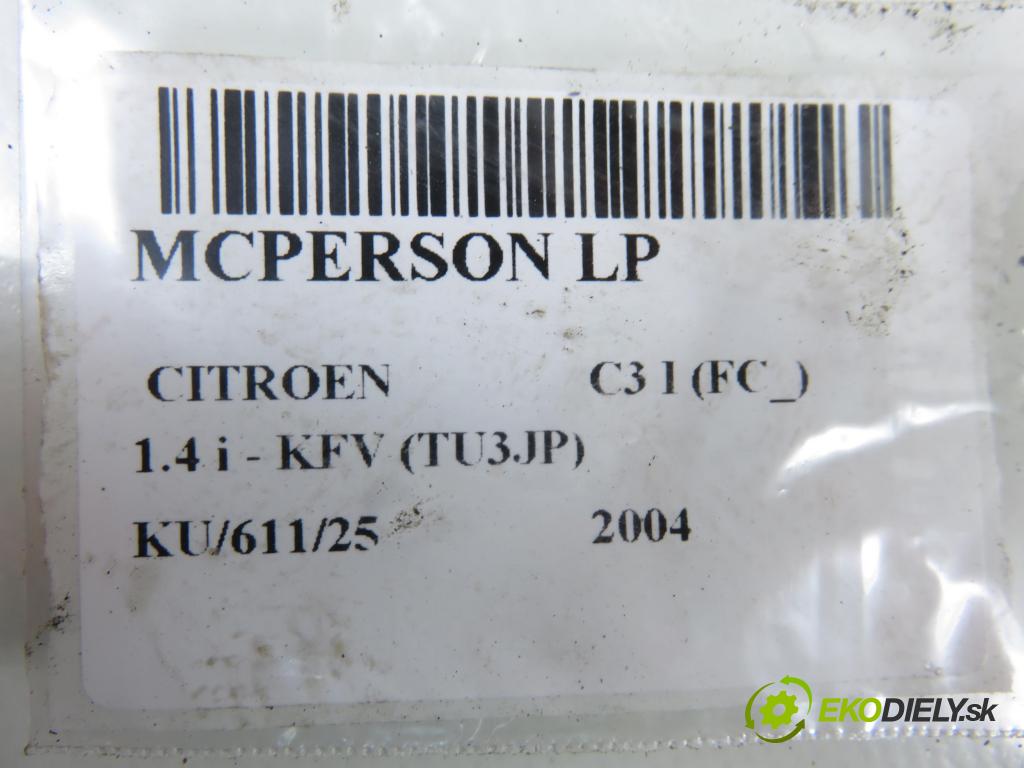 CITROEN C3 I (FC_) HB 2004 54,00 1.4 i - KFV (TU3JP) 1360,00 MCPERSON LP 9653095280