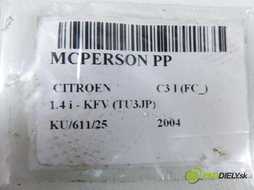 CITROEN C3 I (FC_) HB 2004 54,00 1.4 i - KFV (TU3JP) 1360,00 MCPERSON PP 9653095380