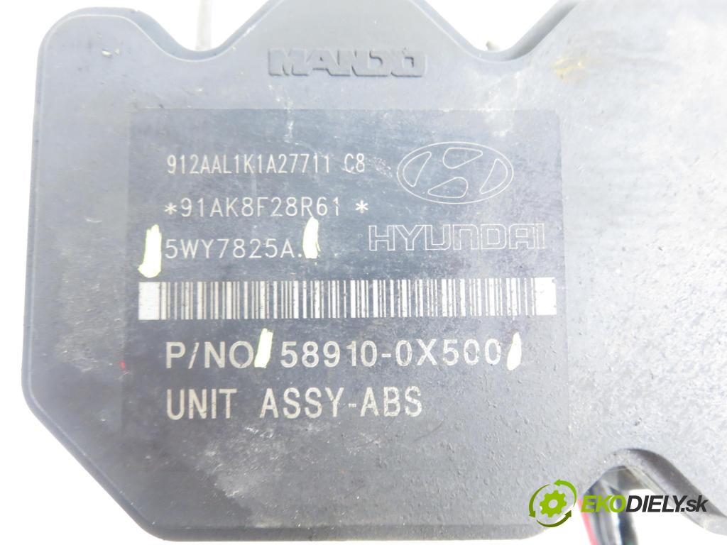 HYUNDAI i10 (PA) HB 2009 57,00 1.2 16V - G4LA 1248,00 Pumpa ABS 589100X500 ; 5WY7825A (Pumpa ABS)