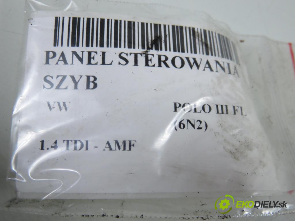 VW POLO (6N2) HB 2001 55,00 1.4 TDI - AMF 1422,00 Panel ovládania okien 6N0959539B ; 6N0959549A
