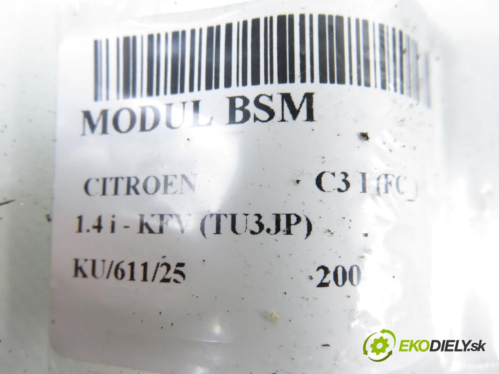 CITROEN C3 I (FC_) HB 2004 54,00 1.4 i - KFV (TU3JP) 1360,00 MODUL BSM S118470003E ; 9643498880