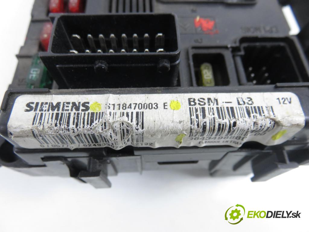 CITROEN C3 I (FC_) HB 2004 54,00 1.4 i - KFV (TU3JP) 1360,00 MODUL BSM S118470003E ; 9643498880