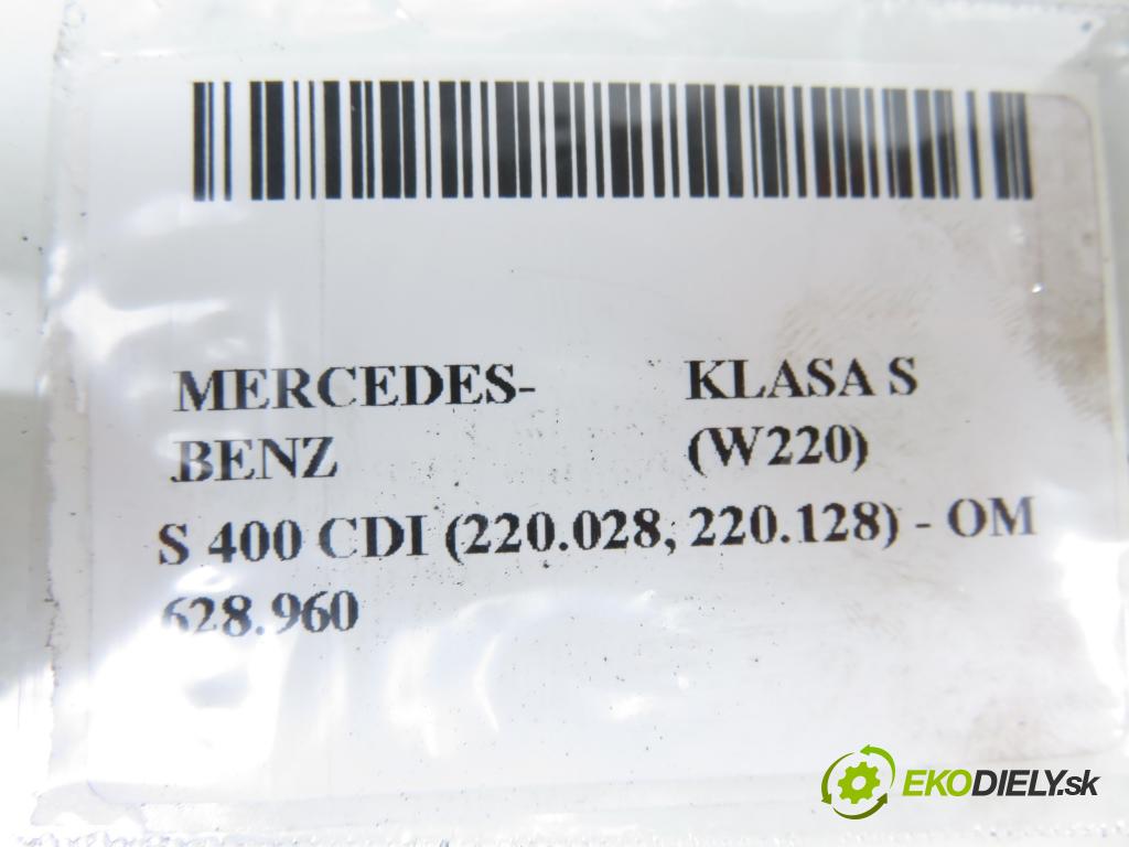 MERCEDES-BENZ KLASA S (W220) SEDAN 2003 191,00 S 400 CDI V8 260 - OM 628.960 3996,00 chladič vody A2205001203