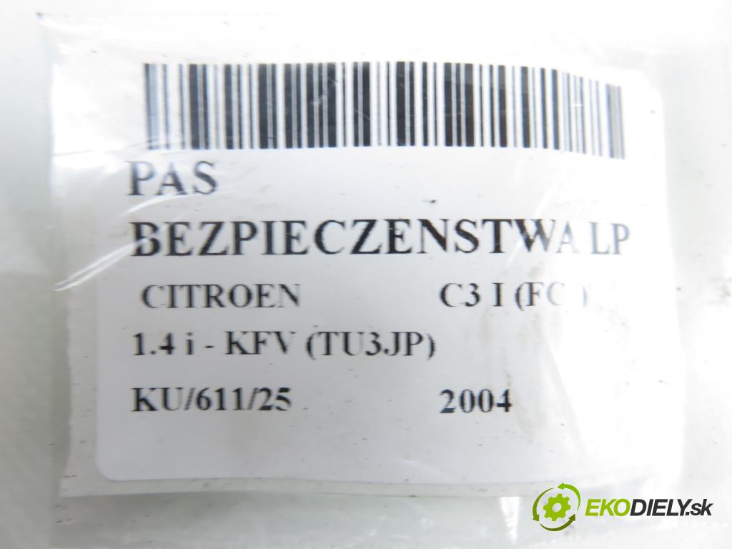 CITROEN C3 I (FC_) HB 2004 54,00 1.4 i - KFV (TU3JP) 1360,00 Držiak bezpečnostný LP 96408405XX ; 33013365