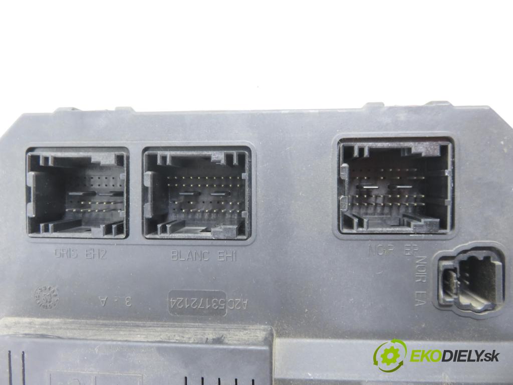PEUGEOT 206 liftback (2A/C) HB 2007 50,00 1.4 HDi 8V 70 - 8HZ 1398,00 MODUL BSI S118085220F ; 9657999780