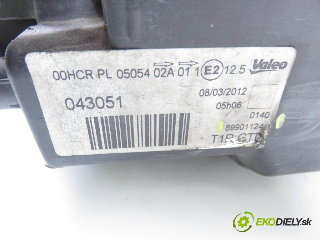PEUGEOT 206 liftback (2A/C) HB 2007 50,00 1.4 HDi 8V 70 - 8HZ 1398,00 Svetlo LP 89901124