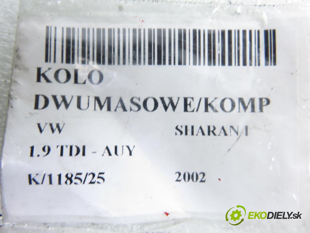 VW SHARAN (7M8, 7M9, 7M6) MINIVAN 2002 85,00 1.9 TDI PD 115 - AUY 1896,00 Koleso dvojvrstvové 124032110 ; 3240302