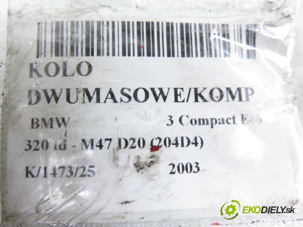 BMW 3 Compact (E46) HB 2003 110,00 320 td 150 - M47 D20 (204D4) 1995,00 Koleso dvojvrstvové 7518897 ; 124029510 ; 324019910