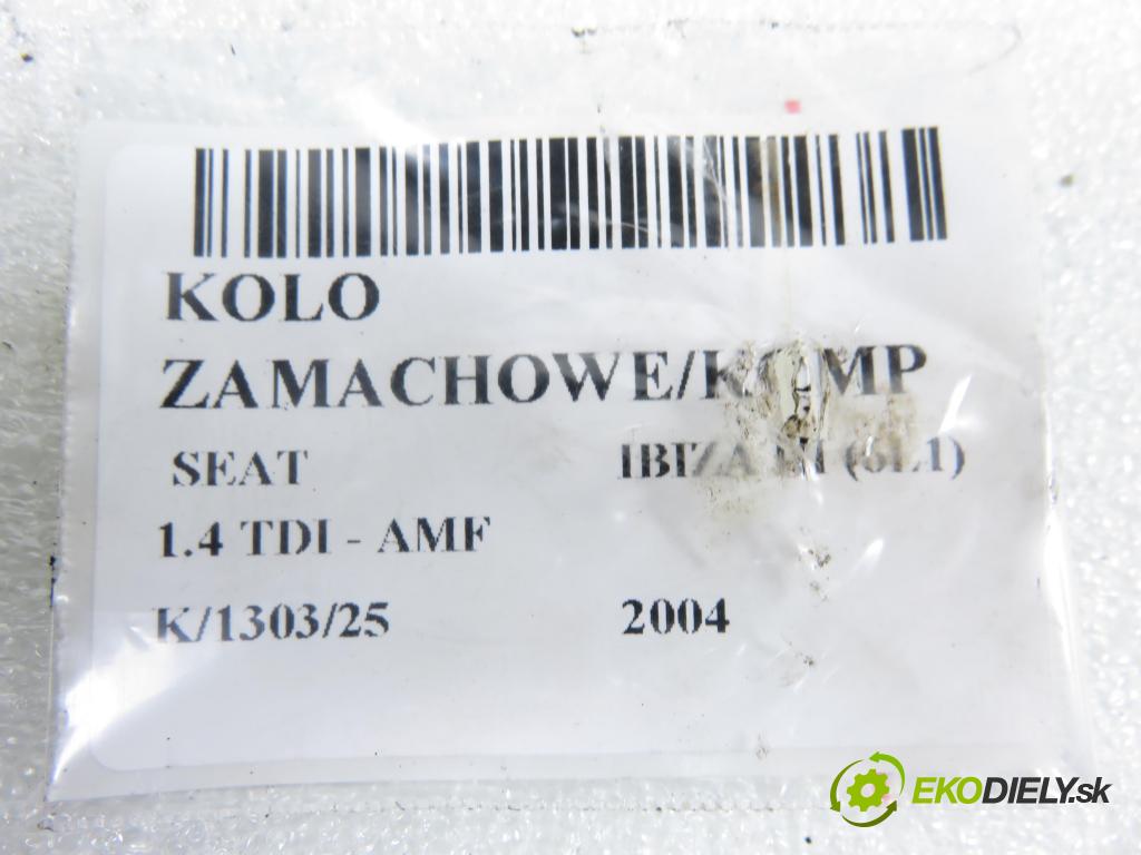 SEAT IBIZA III (6L1) HB 2004 55,00 1.4 TDI 75 - AMF 1422,00 Koleso zotrvačník 045105273 ; 322014711