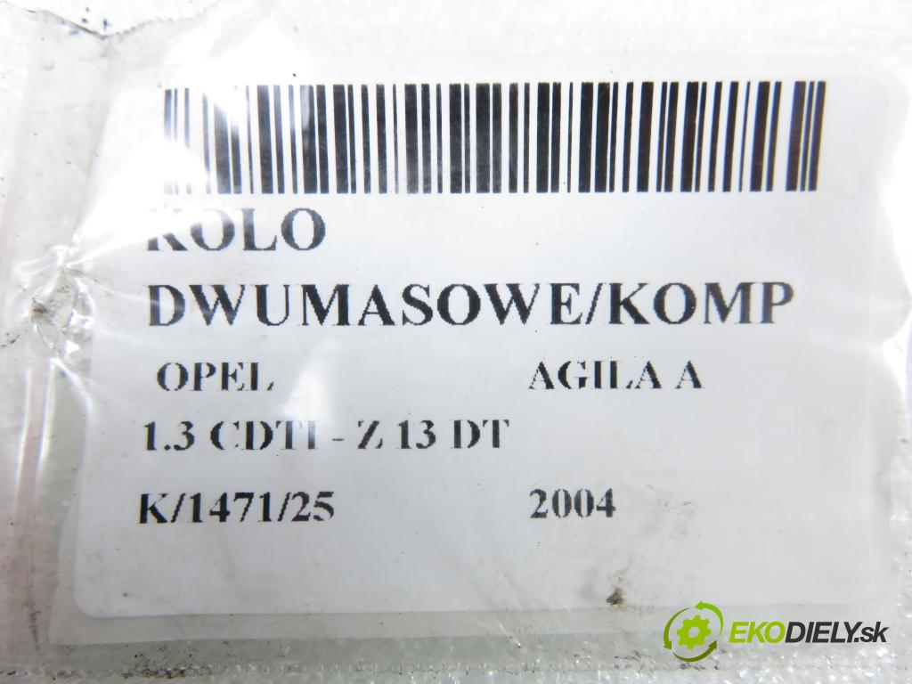 OPEL AGILA (A) (H00) HB 2004 51,00 1.3 CDTI - Z 13 DT 1248,00 Koleso dvojvrstvové 55352658 ; 9223223