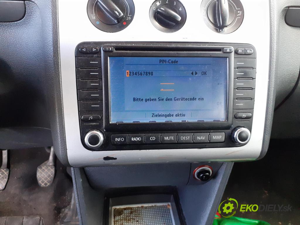 VW TOURAN (1T1, 1T2) MINIVAN 2005 75,00 1.6 - BGU 1595,00 RADIO CD 1K0035198B