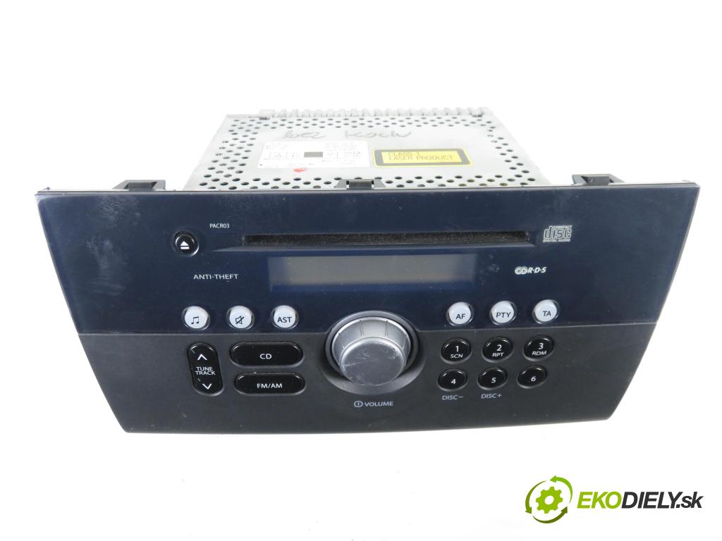 SUZUKI SWIFT III (MZ, EZ) HB 2007 68,00 1.3 4x4 (RS 413) - M13A 1328,00 RADIO CD 3910162J1