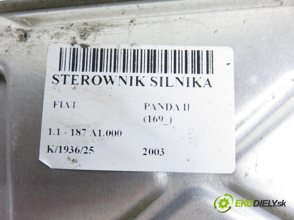 FIAT PANDA (169_) HB 2003 40,00 1.1 54 - 187 A1.000 1108,00 Riadiaca jednotka Motor IAW4AFSM ; 55196259 ; 6160112301