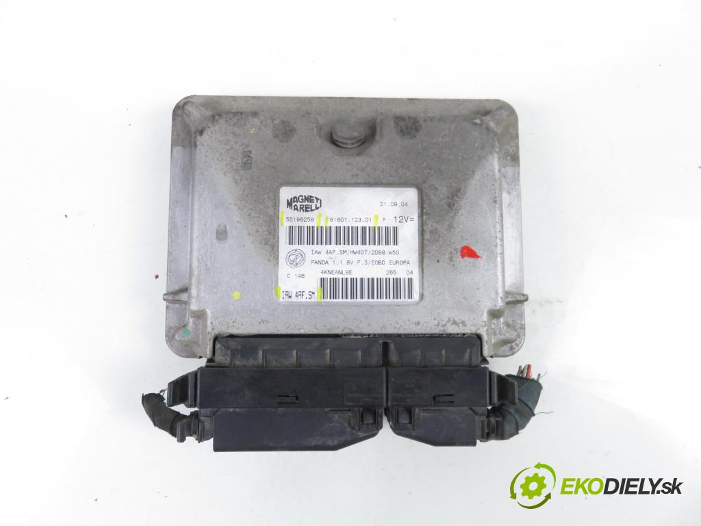 FIAT PANDA (169_) HB 2003 40,00 1.1 54 - 187 A1.000 1108,00 Riadiaca jednotka Motor IAW4AFSM ; 55196259 ; 6160112301