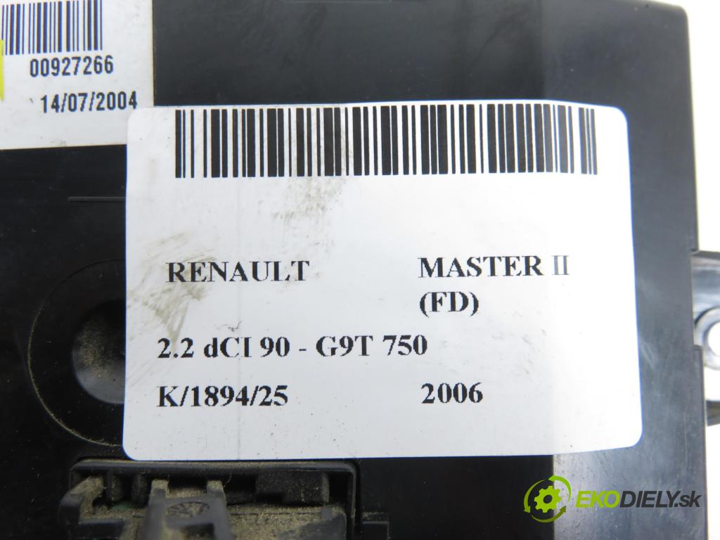 RENAULT MASTER II Skrzynia (FD) FURGON 2006 66,00 2.2 dCI 90 - G9T 750 2188,00 MODUL 8200298946J ; P8200298946J ; 216768267D